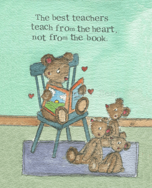 From the heart my painted bear