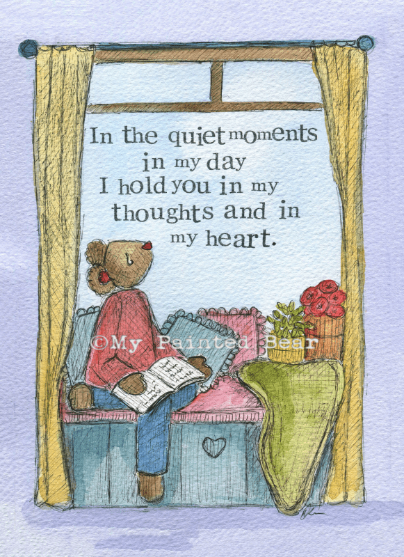 Quiet Moments greeting card