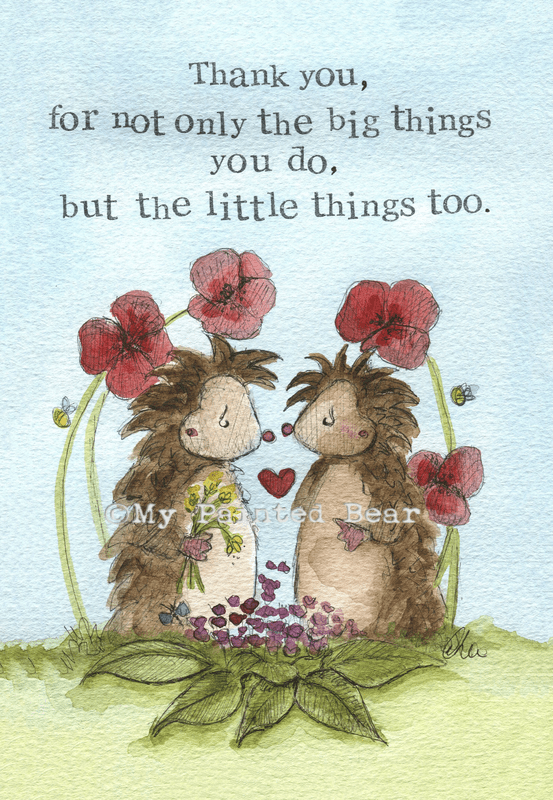 The little things - Card