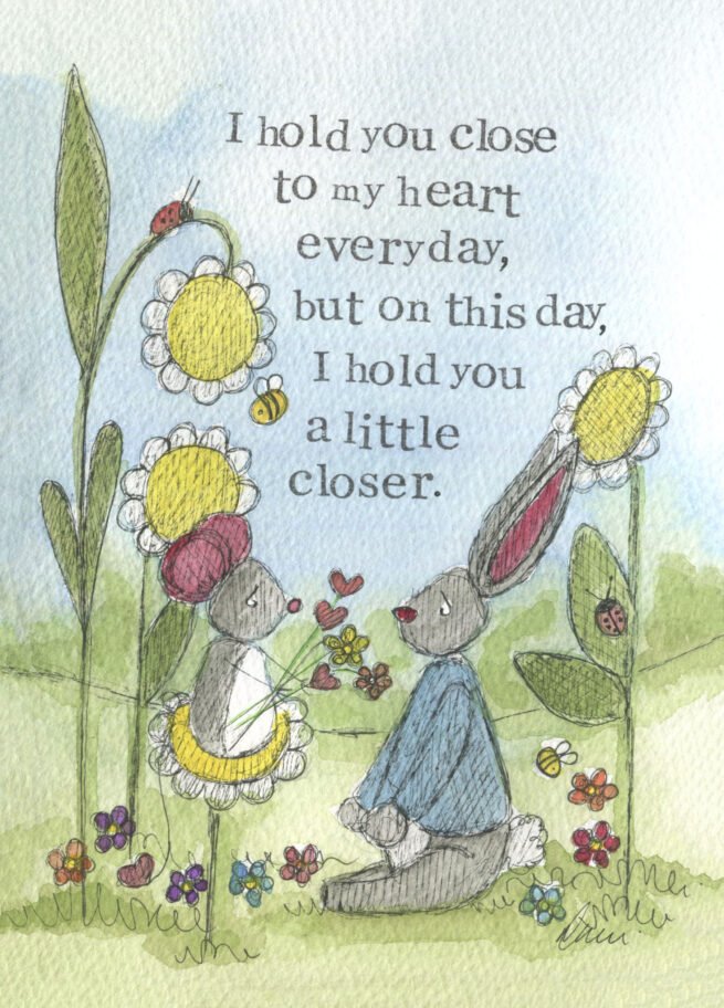 A little closer ~ Greeting Card