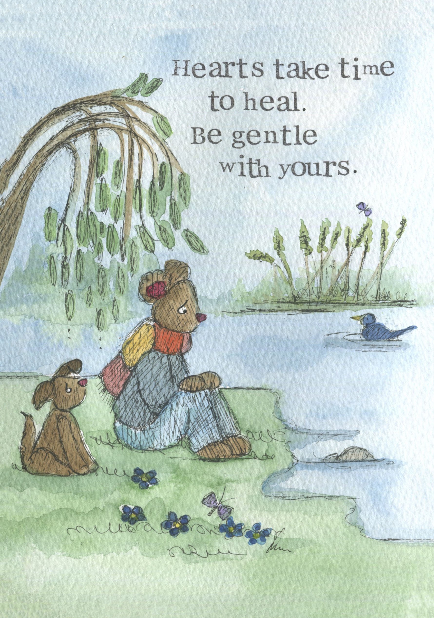 Hearts take time to heal