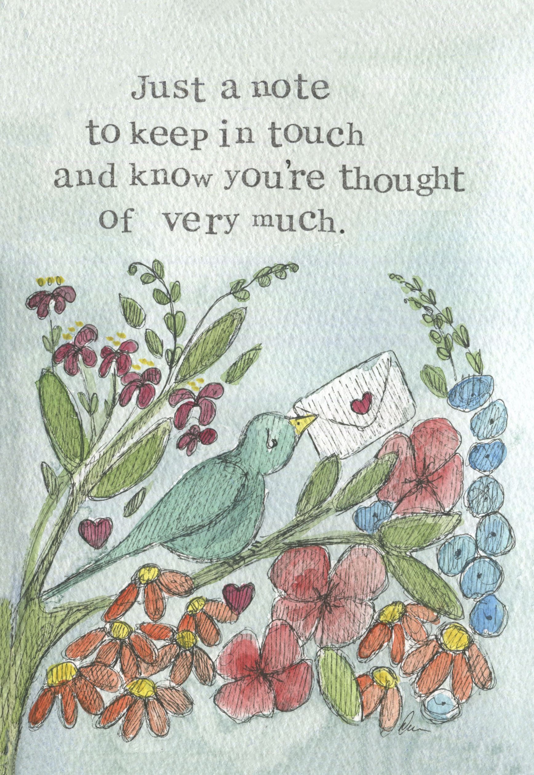 Keep in touch - Greeting Card