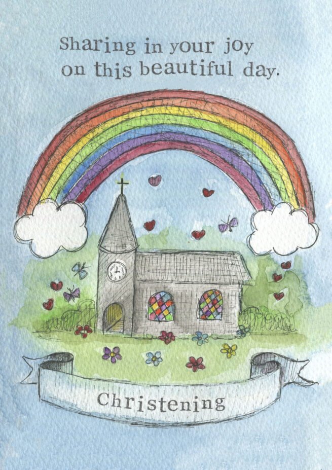 Sharing in your joy (Christening) ~ Greeting Card
