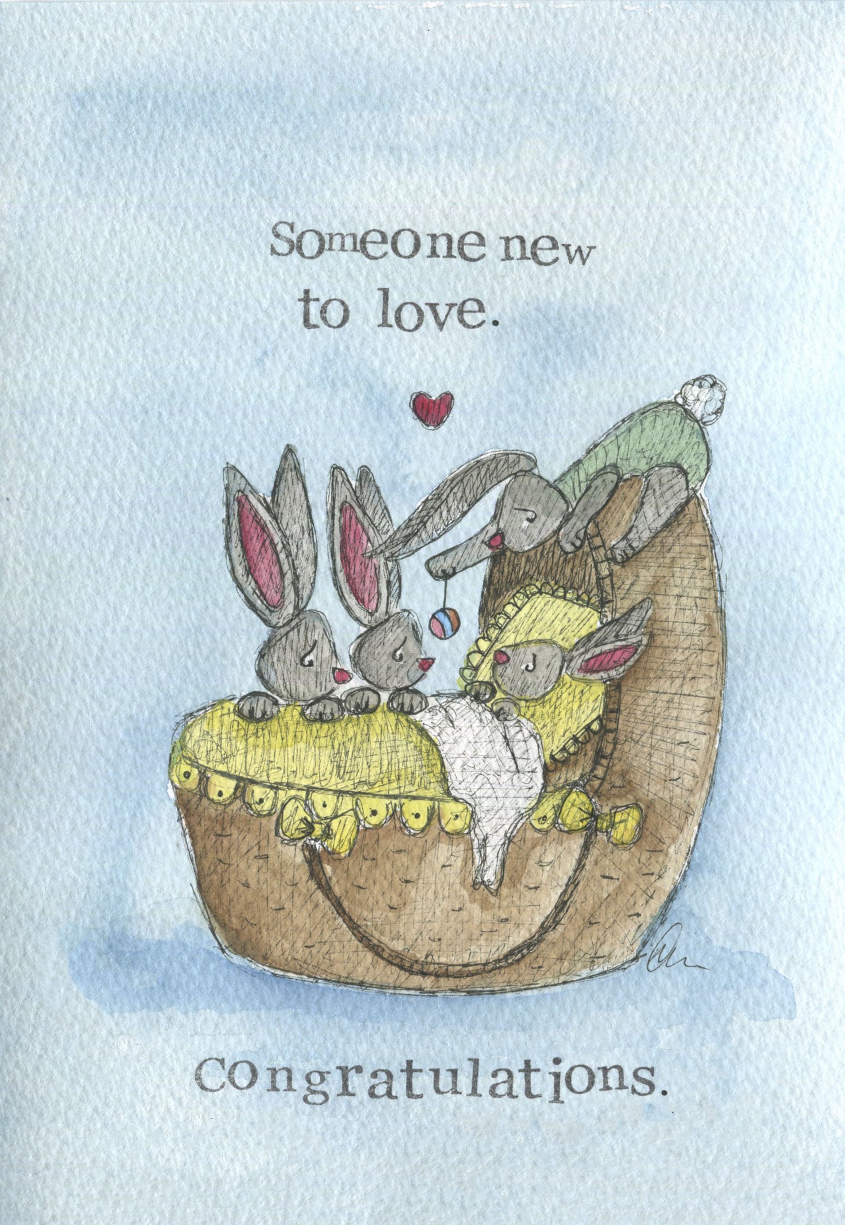 new to love - greeting card
