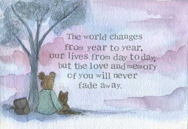 You will never fade