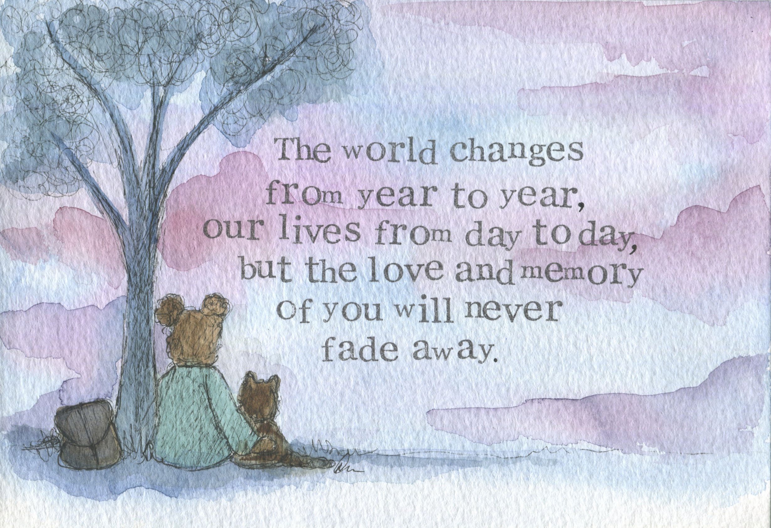 You will never fade