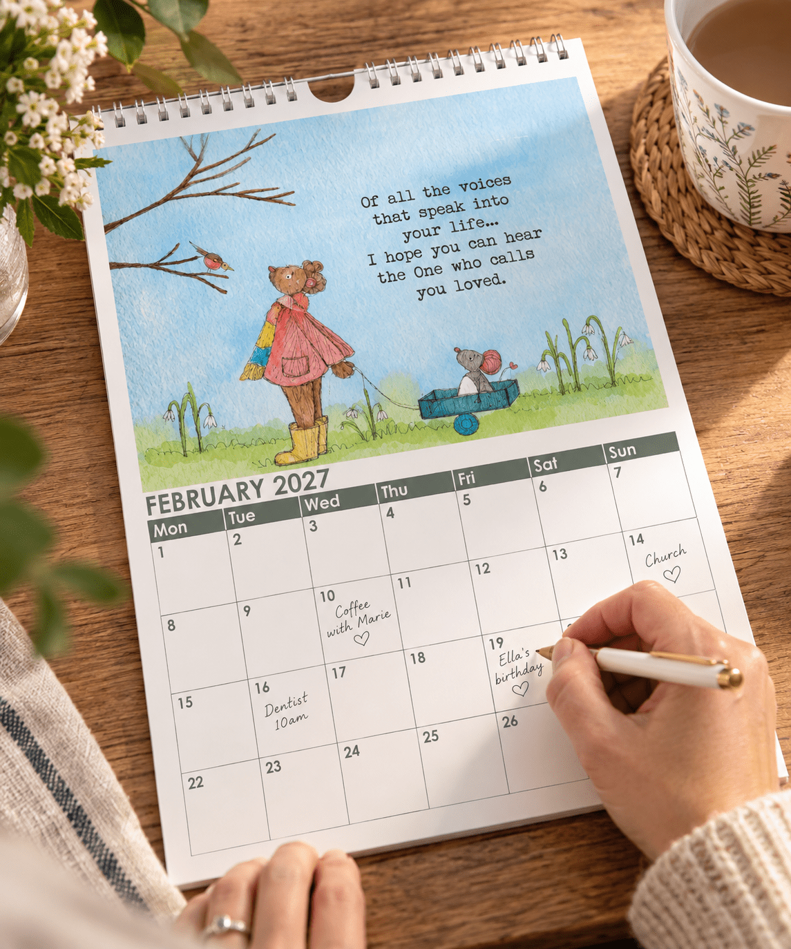 My Painted Bear 2027 Wall Calendar - Image 2